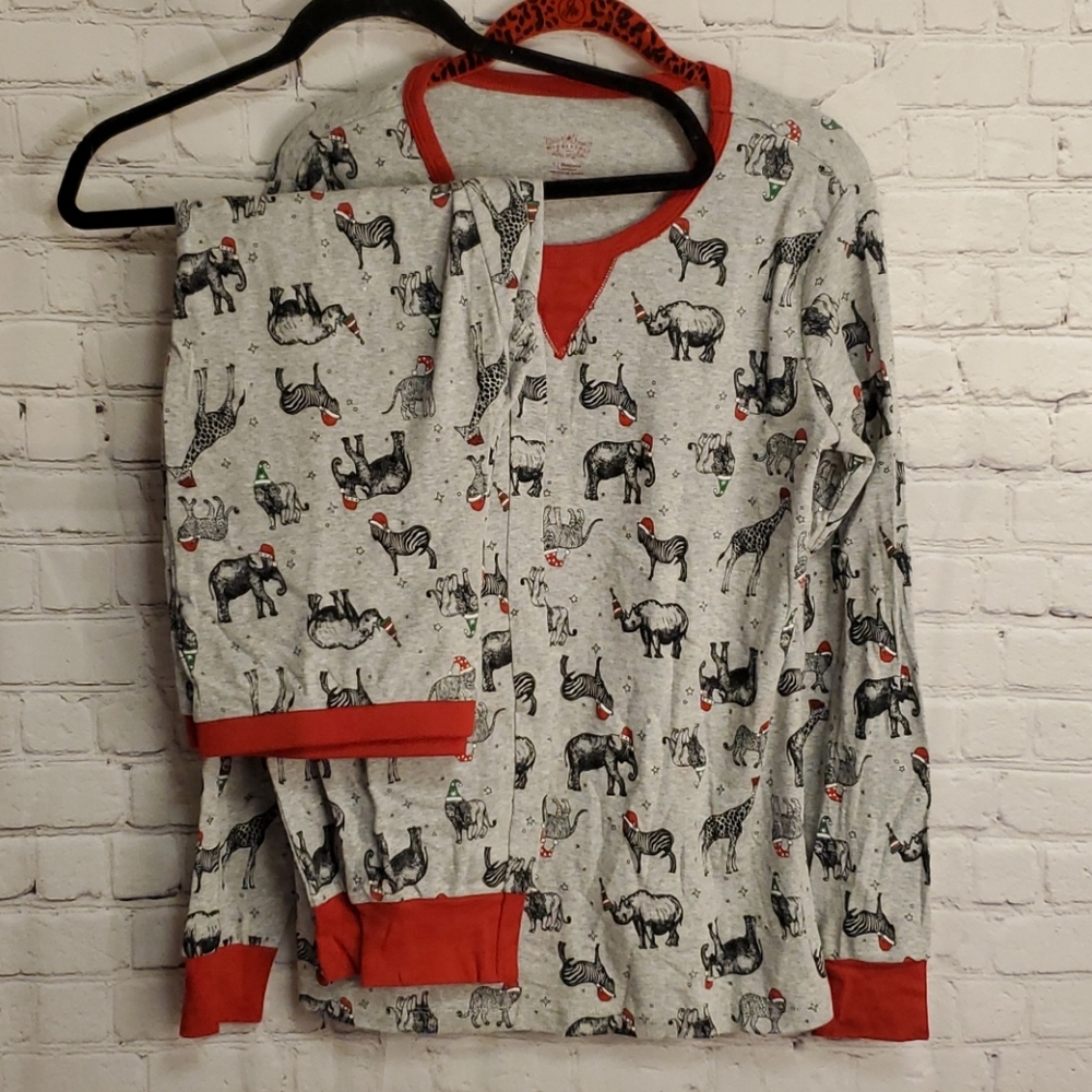 Christmas Animals 2-Piece Pajama Set